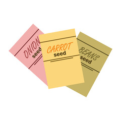 Gardening Supplies and Vegetable Cultivation Icons Set