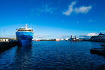 アイスランドの美しい風景と海
