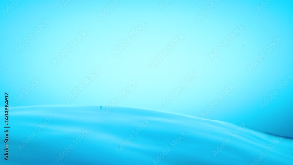 Poster abstract turquoise azure: a serene study in shades of turquoise and azure, creating a minimalist bac