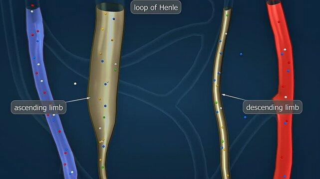 Anatomy and function of loop of henle of nephron