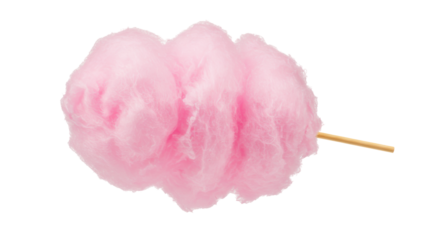 Isolated Pink Cotton Candy