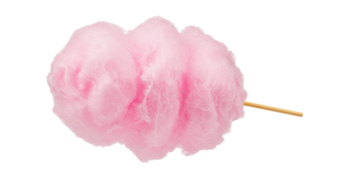 Isolated Pink Cotton Candy