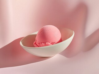 Pink Ice Cream Scoop