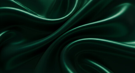 Obraz premium green silk background