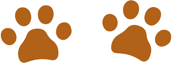 Fototapeta premium Dog and cat Footprint 