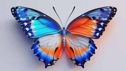 Obraz premium butterfly on black background