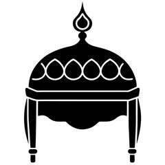 Naklejka premium illustration of a mosque