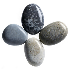 loating Smooth Gray Pebbles &ndash; Repeating Zen Stones on Transparent
