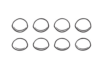 Violet black line art