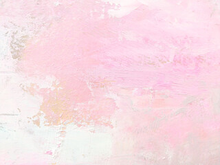 油彩ガサガサテクスチャ ピンク  背景素材 春 筆あと 模様 まだら ペイント
