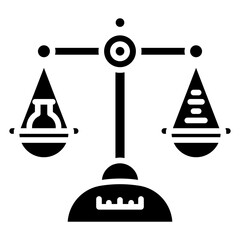 Scale line icon
