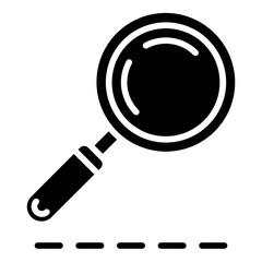 Loupe  line icon