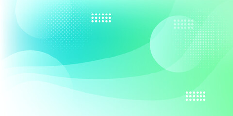 Modern banner background. full color, bright blue green gradation,