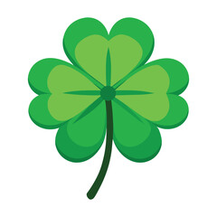 Fototapeta premium four leaf clover vector illustration