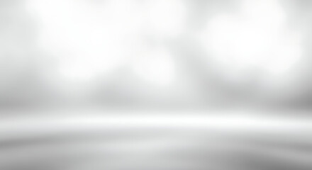 Obraz premium Serene Grayscale: Soft Focus Depth & Subtle Light AI Generated