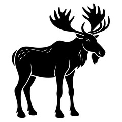 deer silhouette vector