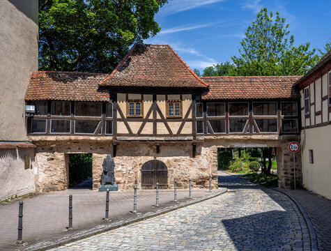 Historic city gate in Ansbach
