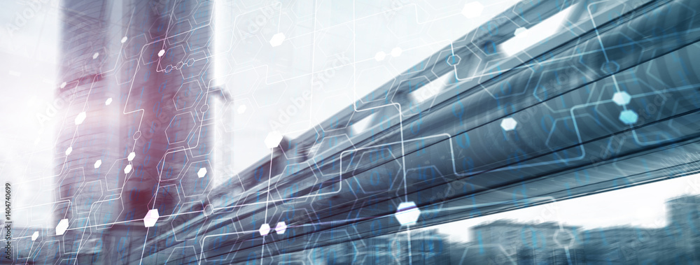 Poster abstract background with connected line and dots, sots. futuristic digital background for business s