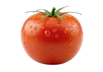 Fresh Garden Tomatoes Variety Isolated on Transparent Background for Culinary Art