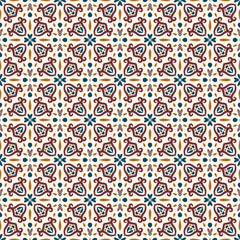 colorful seamless pattern in oriental style. abstract floral background for textiles, traditional cloth, linen, blankets. Arabic backdrop