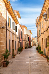 Gasse in Alcudia, Mallorca