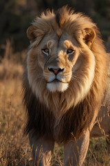 portrait of a lion