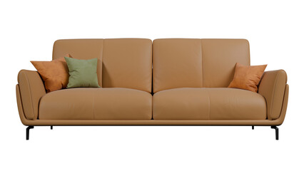 leather sofa living bed isolated 