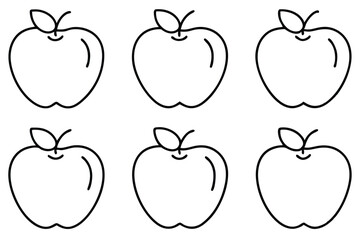 Adobe Illustrator Artworkapples line art drawing ideas for sketch lovers
