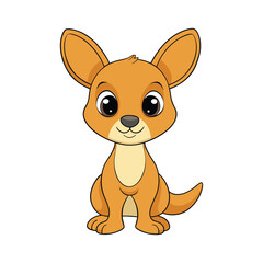 kangaroo cartoon illustration