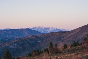 Chimgan mountains, Uzbekistan mountains chimgan, beautiful mountain view, Uzbekistan mountains. Nature