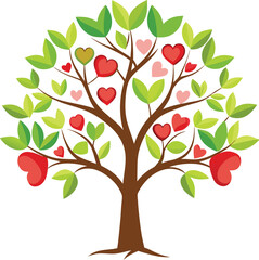 Tree with Heart-shaped Leaves