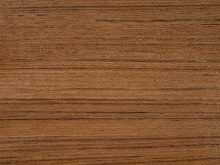 Teak veneer with smooth grain and warm cinnamon wood tones