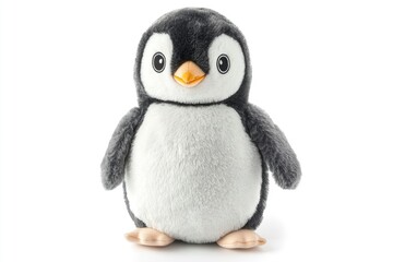Fototapeta premium Adorable Plush Penguin: Soft, Fuzzy, and Charming Toy