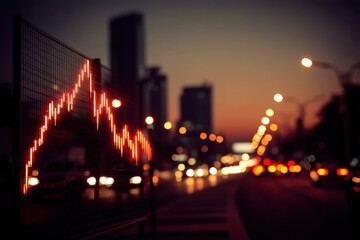 Obraz premium The Rising Tide, Gasoline Prices Today