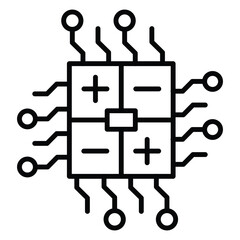 Flat Icon for Electrical Electronics Tools or vector icon design
