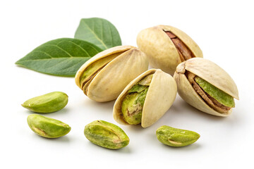 pistachio image on white background image