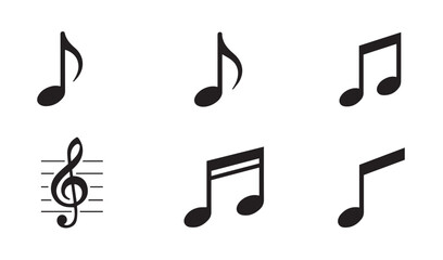 High-quality musical illustrations presenting vibrant notes and clef graphics for creativity

