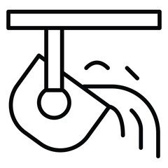 Foundry and Metallurgical Technology vector Icon design