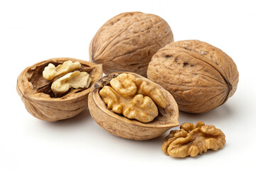 walnut image on white background image