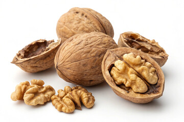 walnut image on white background image