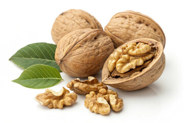 walnut image on white background image