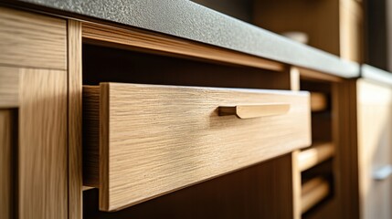 Carpenter installing custom cabinets. Featuring carpentry and cabinetry work