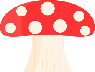 vector illustration of a Mushroom