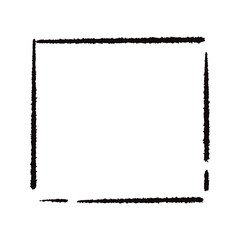 手描きのカクカクの吹き出し