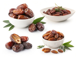 Fototapeta premium dates image on white background image