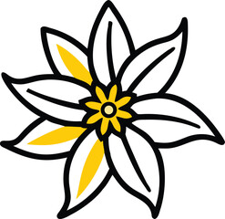 Canna Lily, Celosia, Crocus, Edelweiss, Flame Lily, Foxglove, Gaillardia, Goldenrod, Heliotrope, Hellebore, Honeysuckle, Ice Plant, Kangaroo Paw, Lady’s Slipper Orchid, Magnolia, flower logo icon