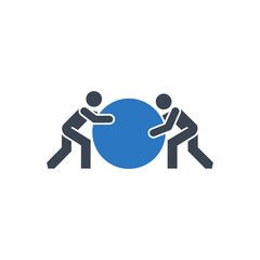 Collaboration and Teamwork Concept Icon