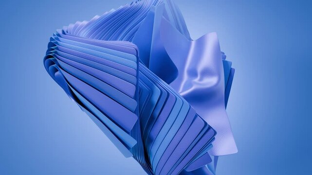 3d textile layers abstract background