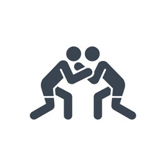 Wrestling match action icon