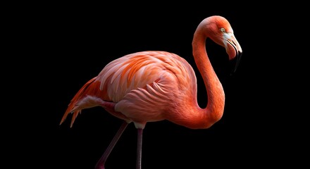 Fototapeta premium Crimson Silhouette AI Generated